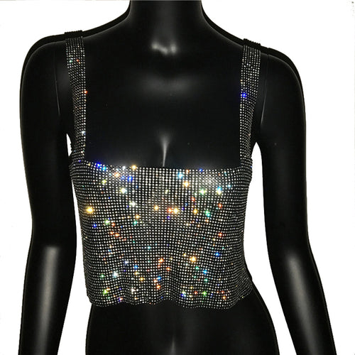 Load image into Gallery viewer, Glitter Nightclub Tank Top