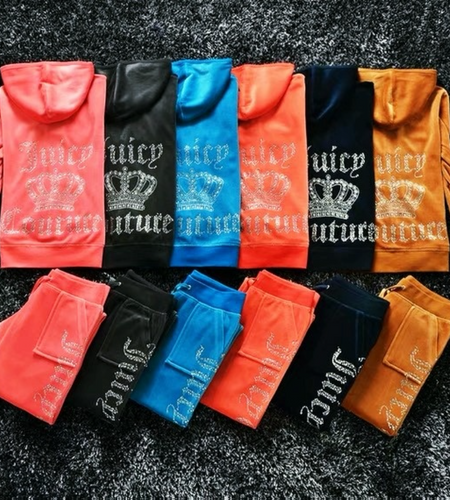 Juicy Sweatshirt and Pants with Diamonds